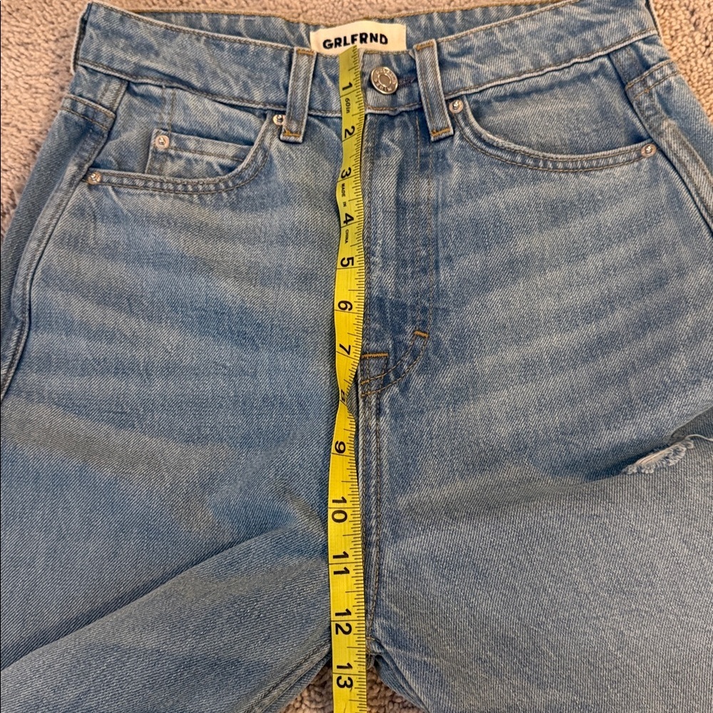 GRLFRND Austen High Rise Jeans La Brea Ave Denim Size 24 - Picture 9 of 13